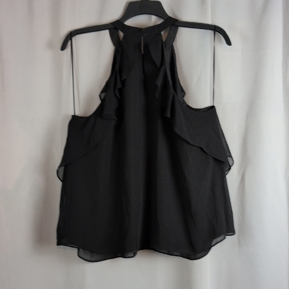 LC Lauren Conrad Elegant Black Halter Blouse - Picture 2 of 6